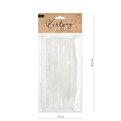 Godan Kita Balta vakarėlių užuolaida, 100x200 cm