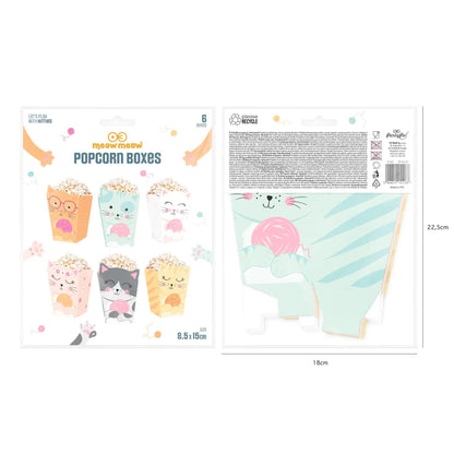 Godan Kita Kačių spragintų kukurūzų dėžutė, 8,5x15 cm 6 vnt.