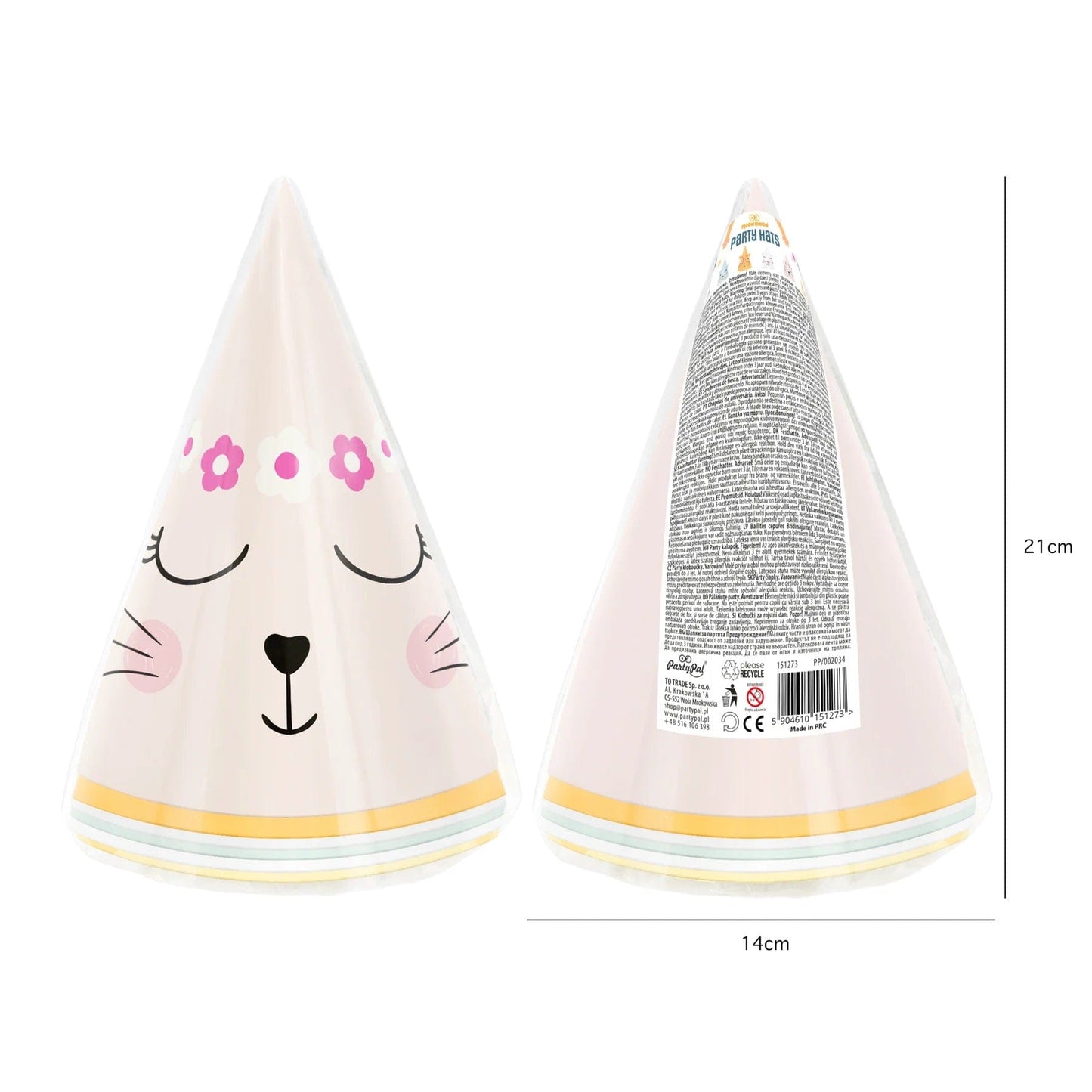 Godan Kita „Kačiukų“ vakarėlių kepurėlių rinkinys