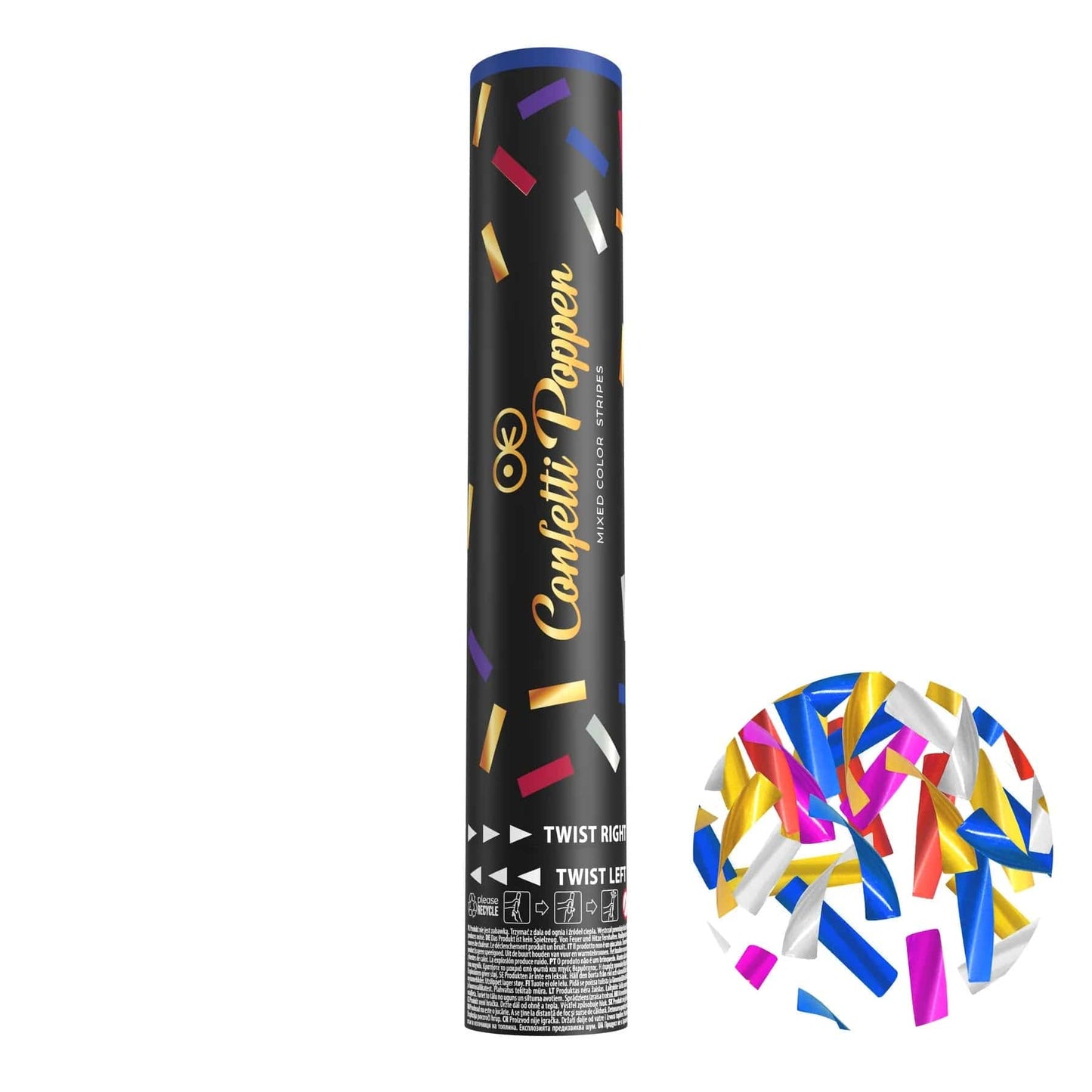 Godan Kita Konfeti juostelės metalizuotos spalvos, 30 cm