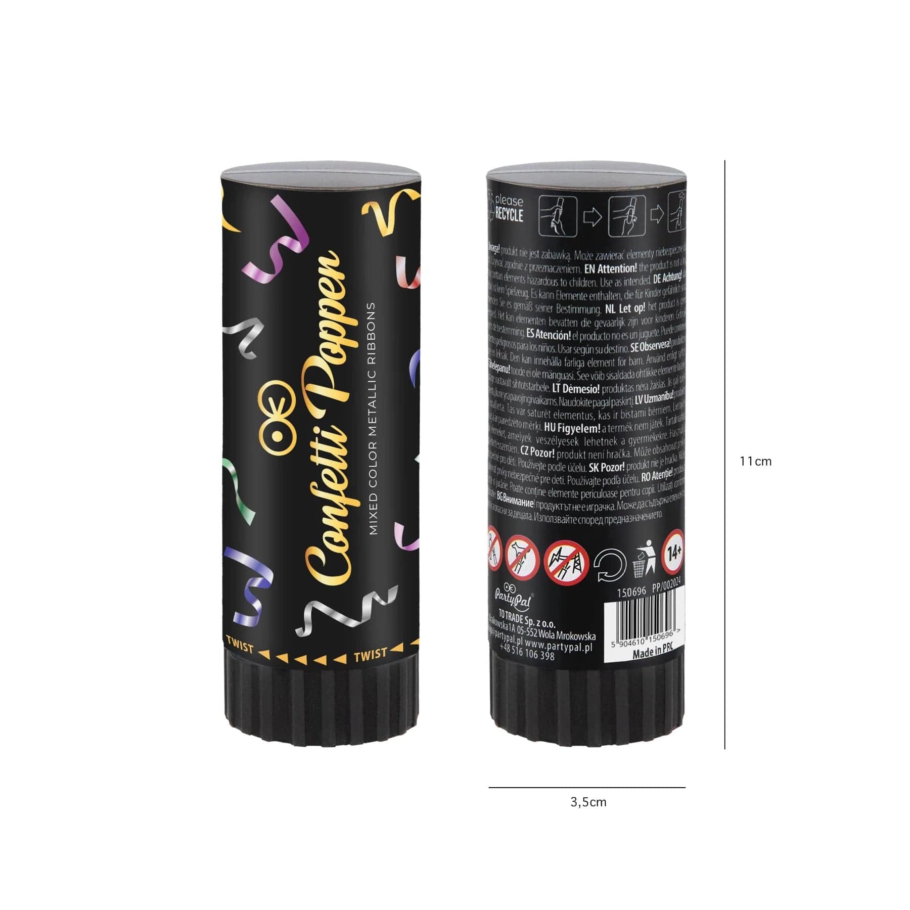 Godan Kita Konfeti mini spalvingos ilgos spiralės