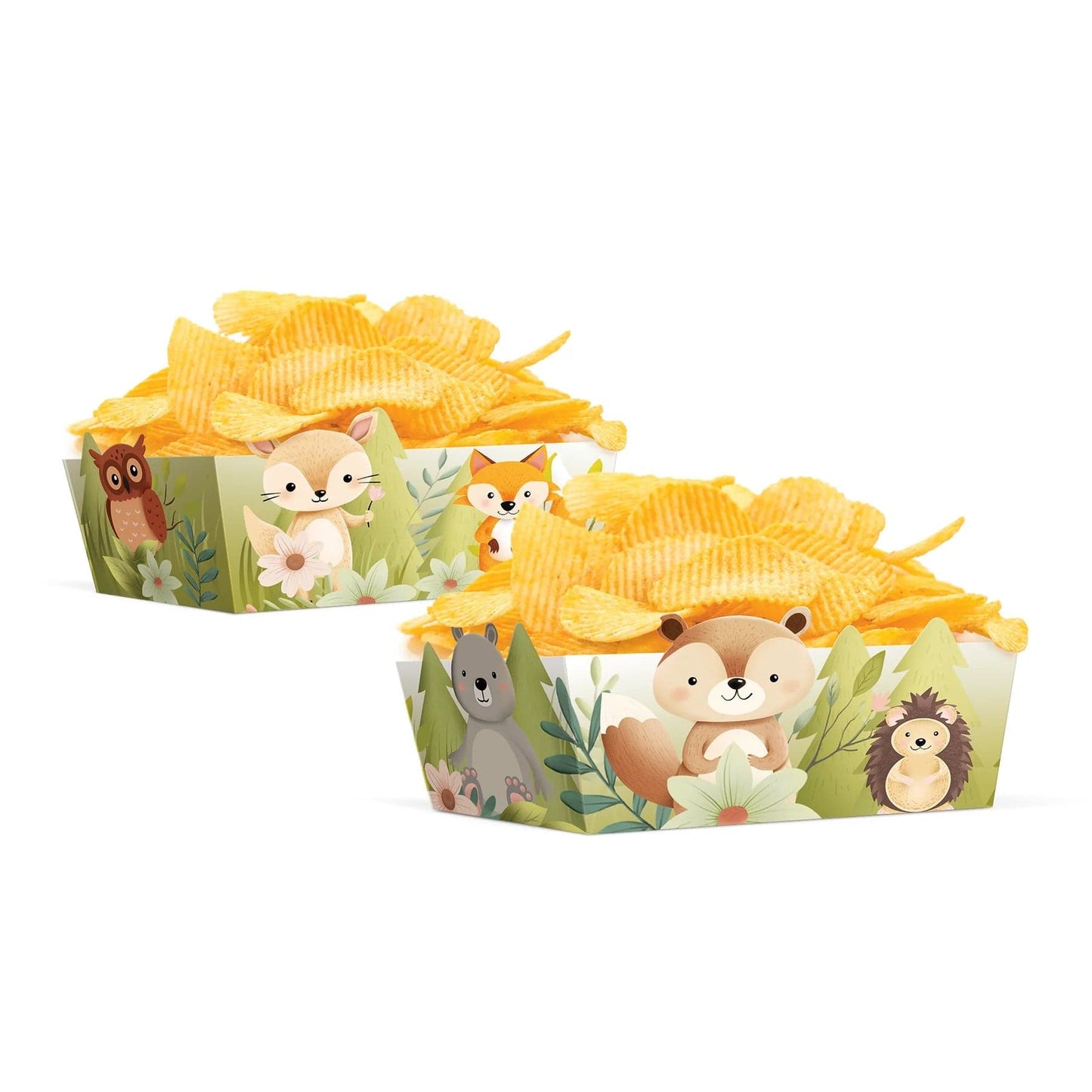 Godan Kita Miško draugų traškučių dėžutė, 15x7,5cm 3vnt.