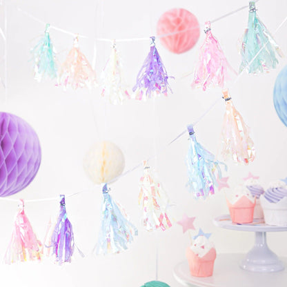 Godan Kita Pastelinių opalinių kutų girlianda, 200 cm