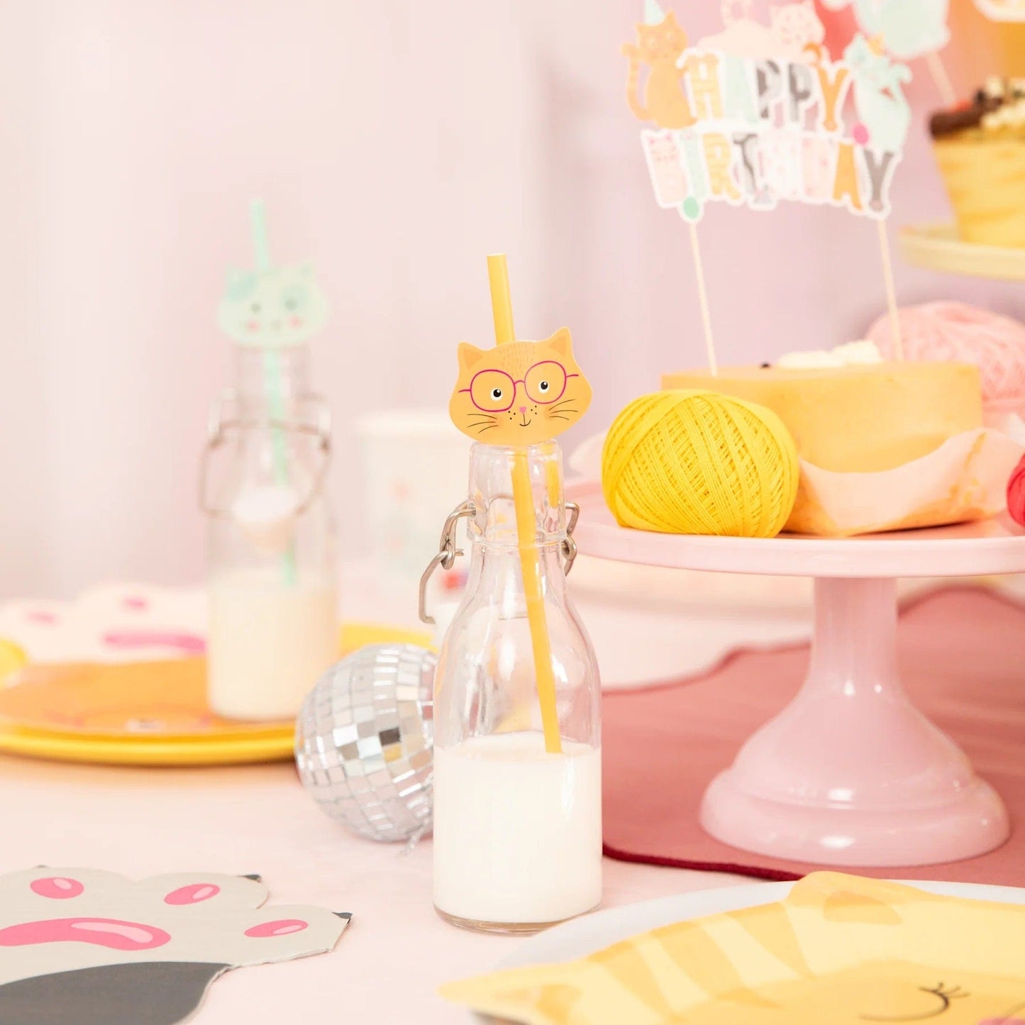 Godan Kita Popieriniai šiaudeliai, 19,5 cm, 6 vnt.