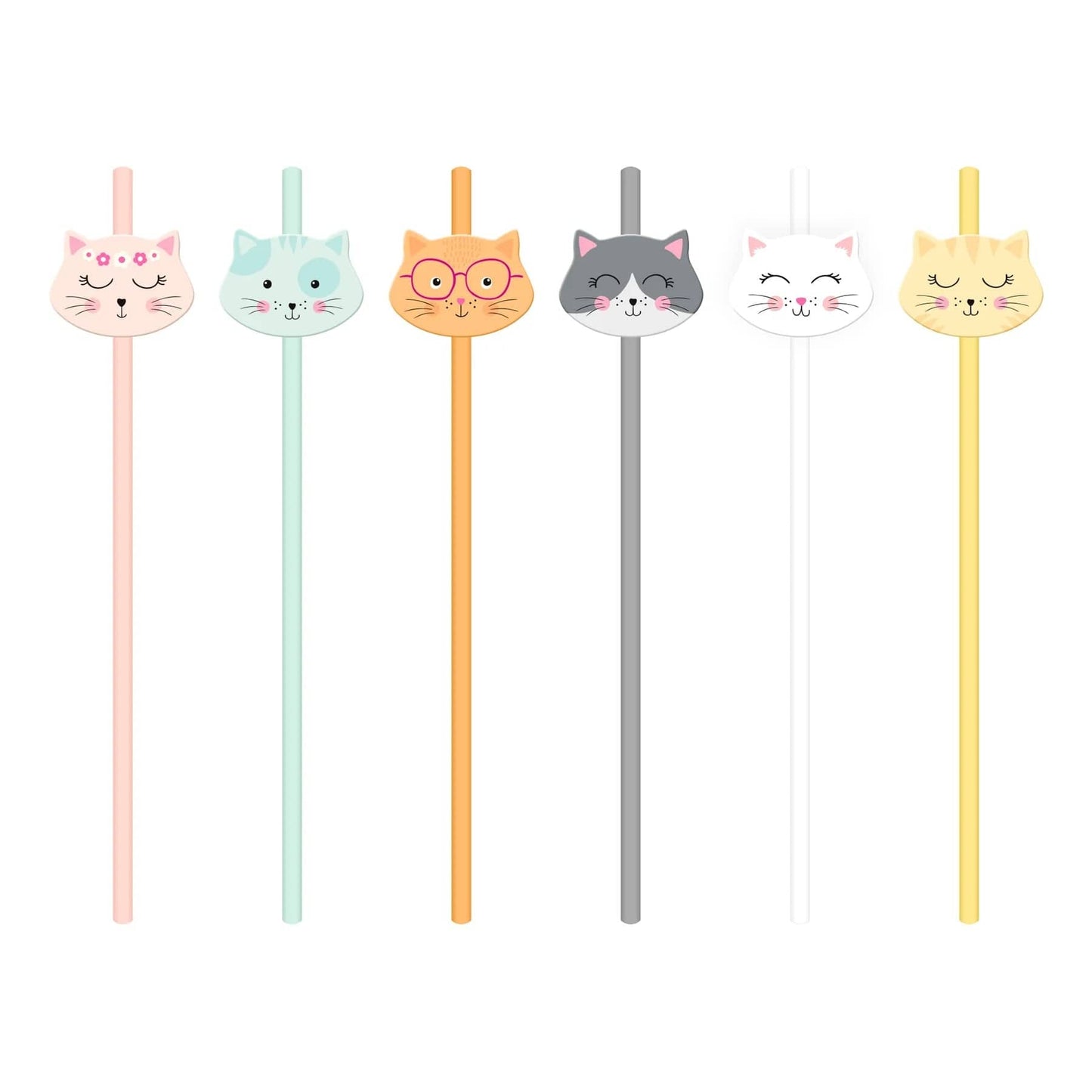 Godan Kita Popieriniai šiaudeliai, 19,5 cm, 6 vnt.