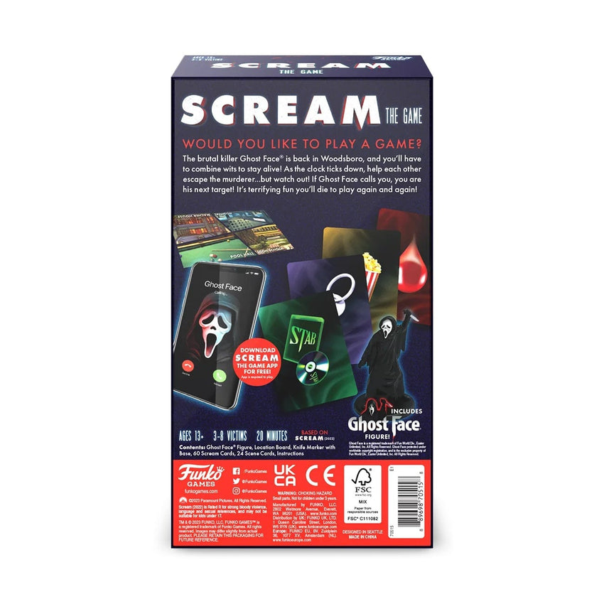 Goliath games Stalo žaidimai Scream The Game Funko