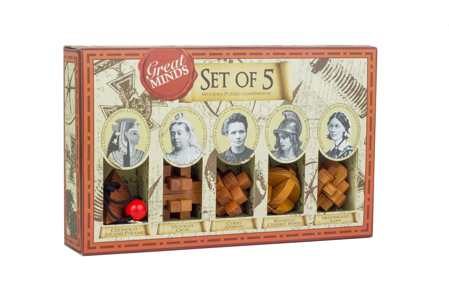 Great Minds: Women's Set of 5-Galvosūkiai-Brain Games LT