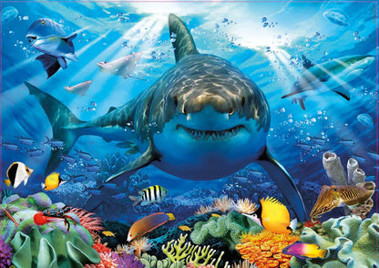 Great White Shark, 500-Universalios dėlionės-Brain Games LT