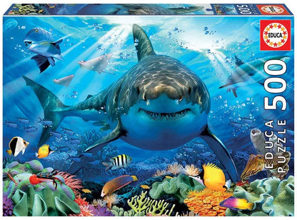 Great White Shark, 500-Universalios dėlionės-Brain Games LT