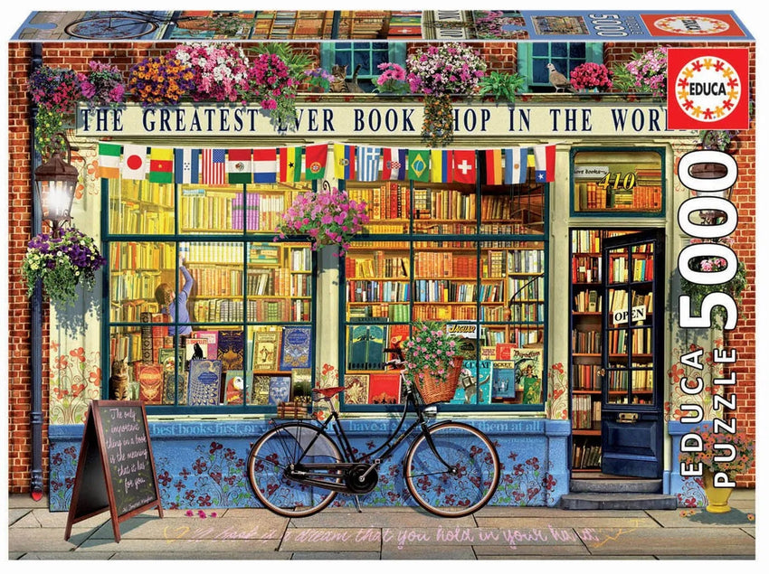 Greatest bookshop in the world, 5000-Universalios dėlionės-Brain Games LT
