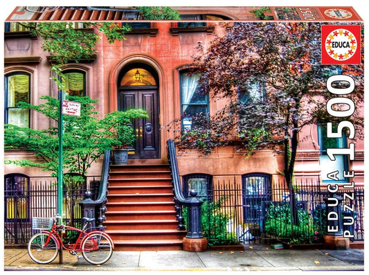 Greenwich Village, New York, 1500-Universalios dėlionės-Brain Games LT