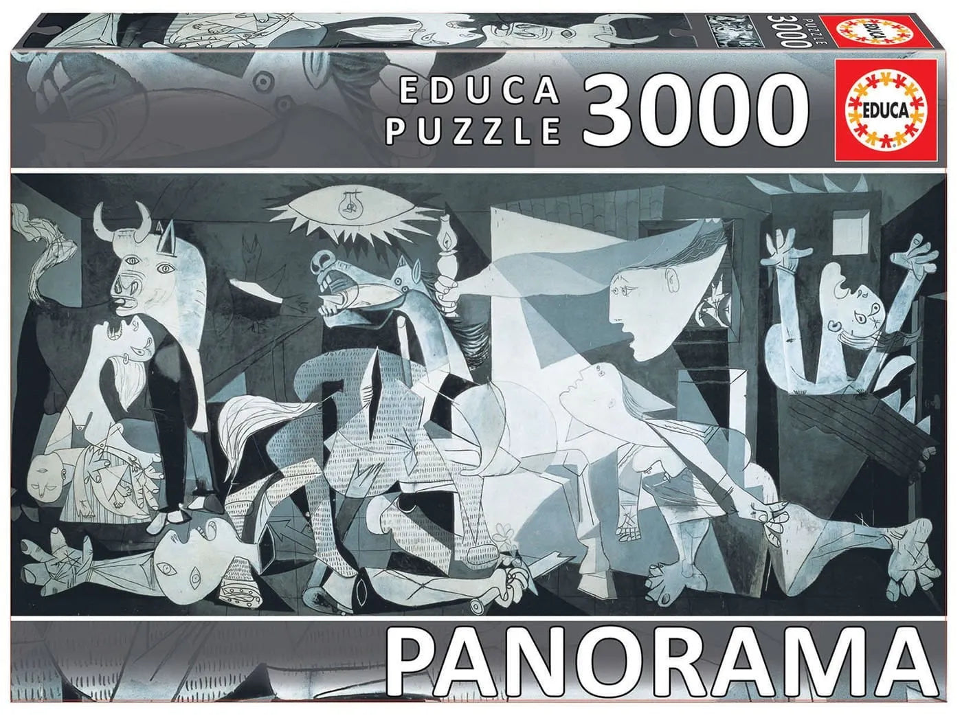 Guernica, P. Picasso, 3000-Universalios dėlionės-Brain Games LT