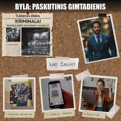 Gytautas Rinkevičius Stalo žaidimai Byla: Paskutinis Gimtadienis