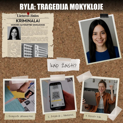 Gytautas Rinkevičius Stalo žaidimai Byla: Tragedija Mokykloje