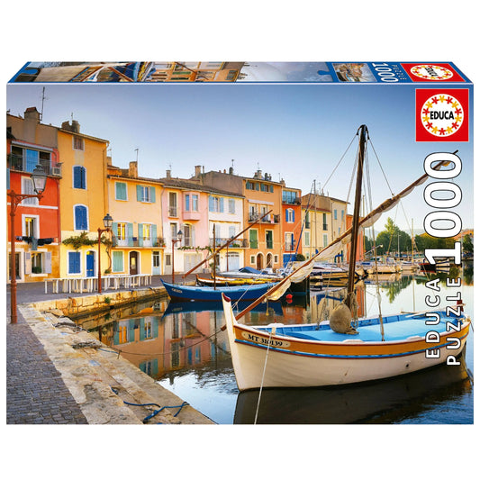 Harbour In Martigues, Provence, 1000-Universalios dėlionės-Brain Games LT