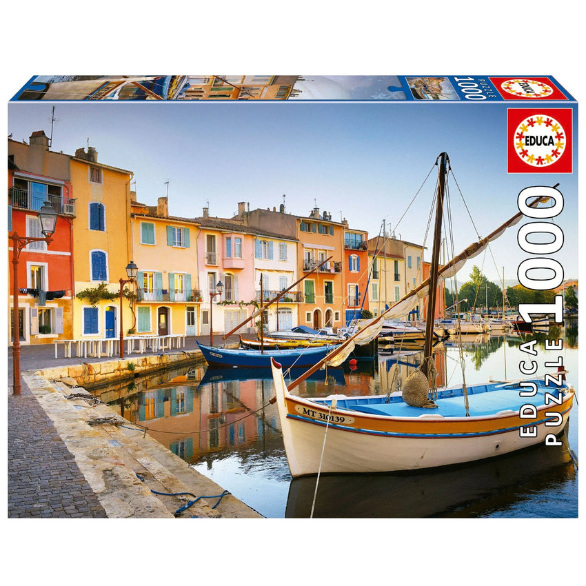 Harbour In Martigues, Provence, 1000-Universalios dėlionės-Brain Games LT
