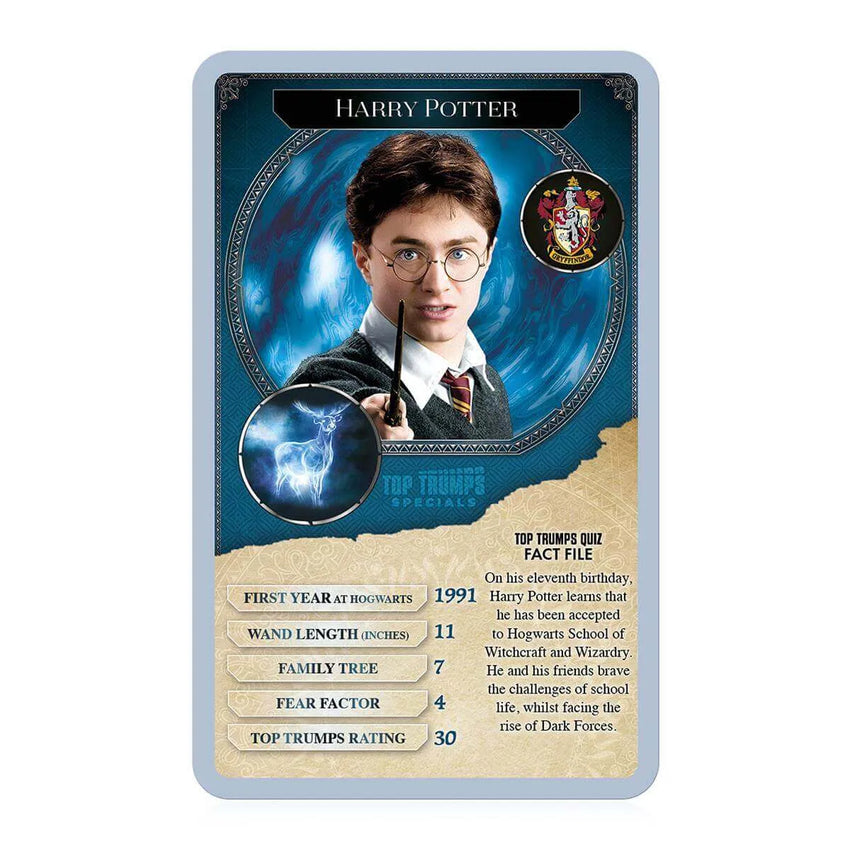 Harry Potter 30 Witches & Wizards Top Trumps Card Game-Stalo žaidimai-Brain Games LT
