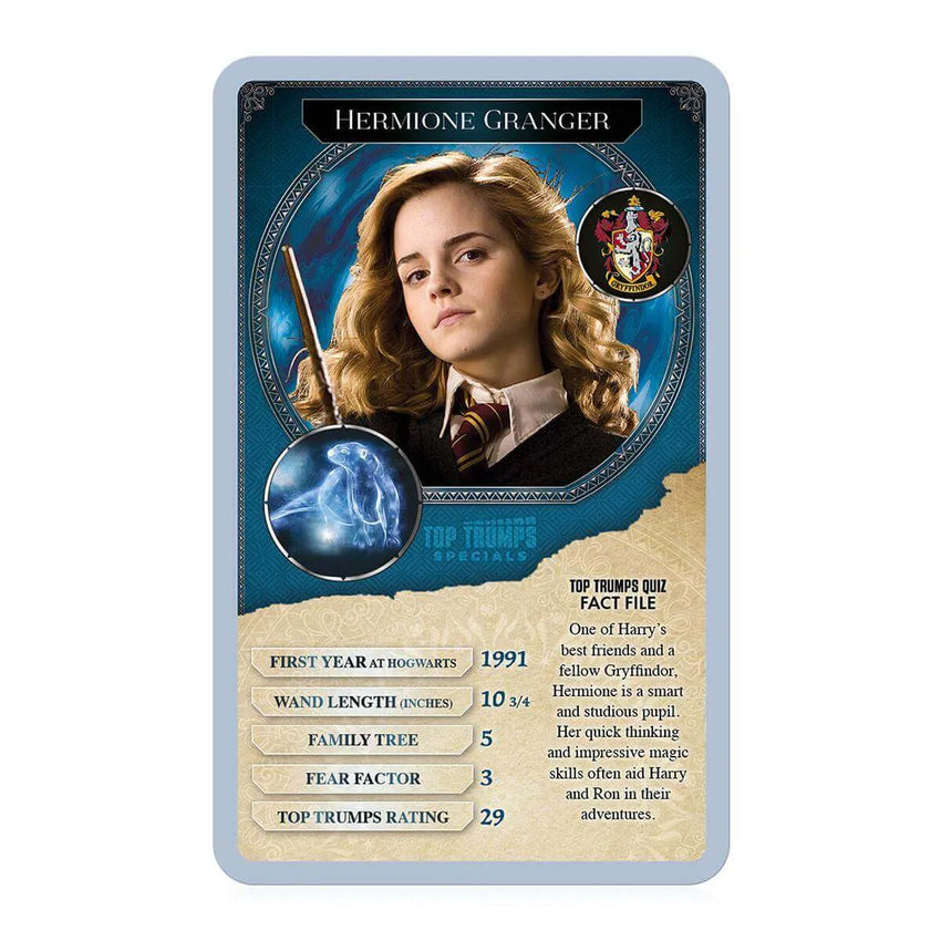 Harry Potter 30 Witches & Wizards Top Trumps Card Game-Stalo žaidimai-Brain Games LT