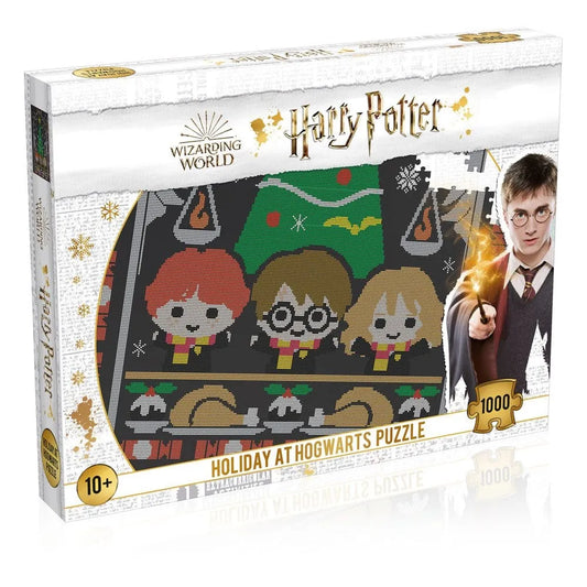 Harry Potter Christmas Jumper #1 Holiday at Hogwarts, 1000-Universalios dėlionės-Brain Games LT