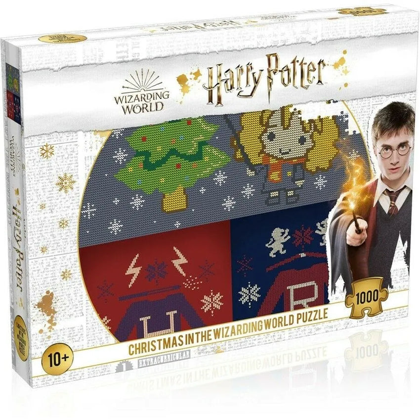 Harry Potter Christmas Jumper # 2 Christmas in the Wizarding World, 1000-Universalios dėlionės-Brain Games LT