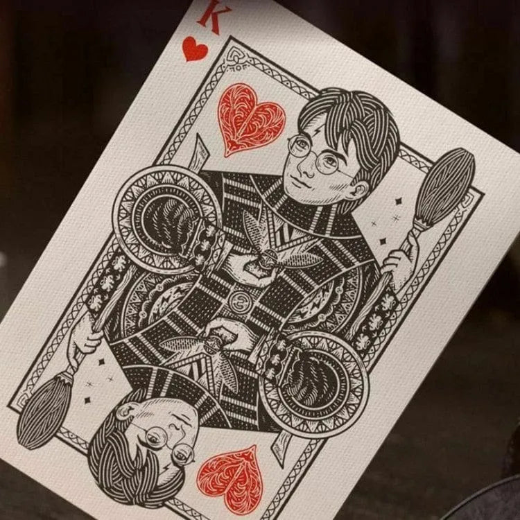 Harry Potter Gryffindor Raudonos Theory11 žaidimo kortos-Kita-Brain Games LT