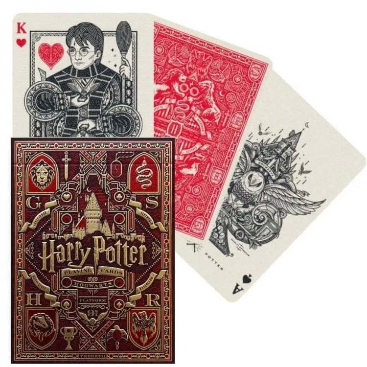 Harry Potter Gryffindor Raudonos Theory11 žaidimo kortos-Kita-Brain Games LT