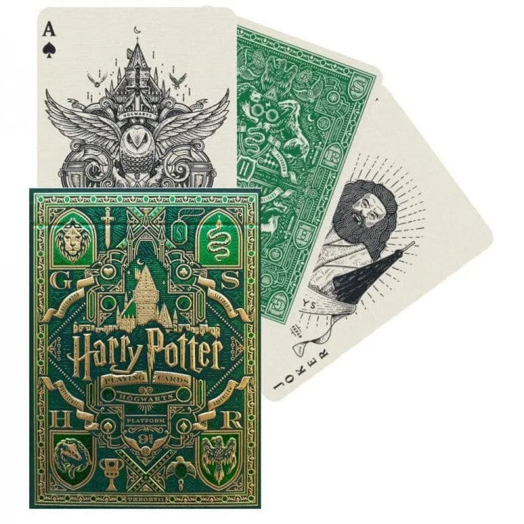 Harry Potter Slytherin Žalios Theory11 žaidimo kortos-Kita-Brain Games LT