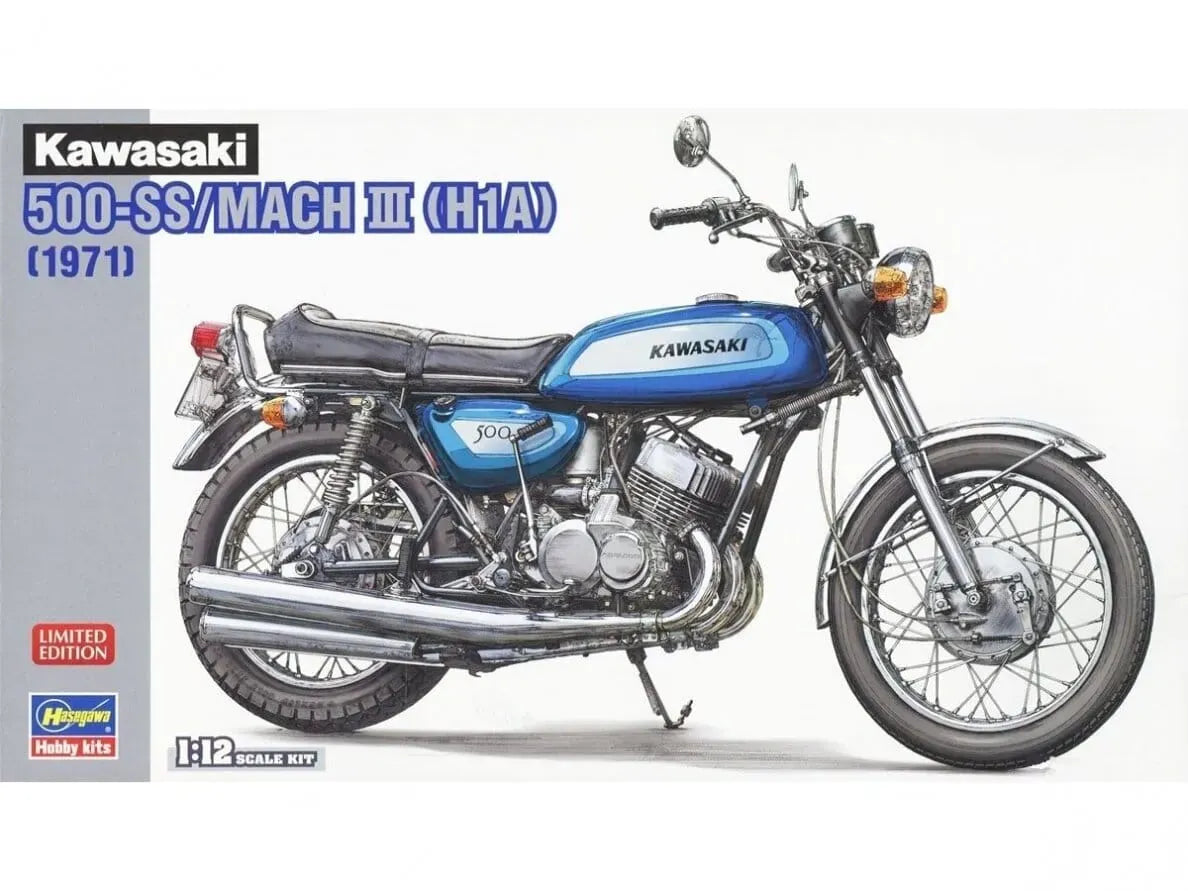 Hasegawa - Kawasaki 500-SS/MACH III-Surenkami modeliai-Brain Games LT