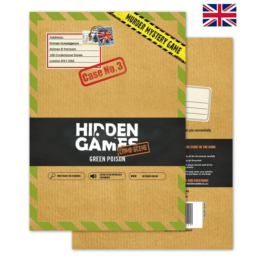 Hidden Games Crime Scene No. 3 - Green Poison-Stalo žaidimai-Brain Games LT