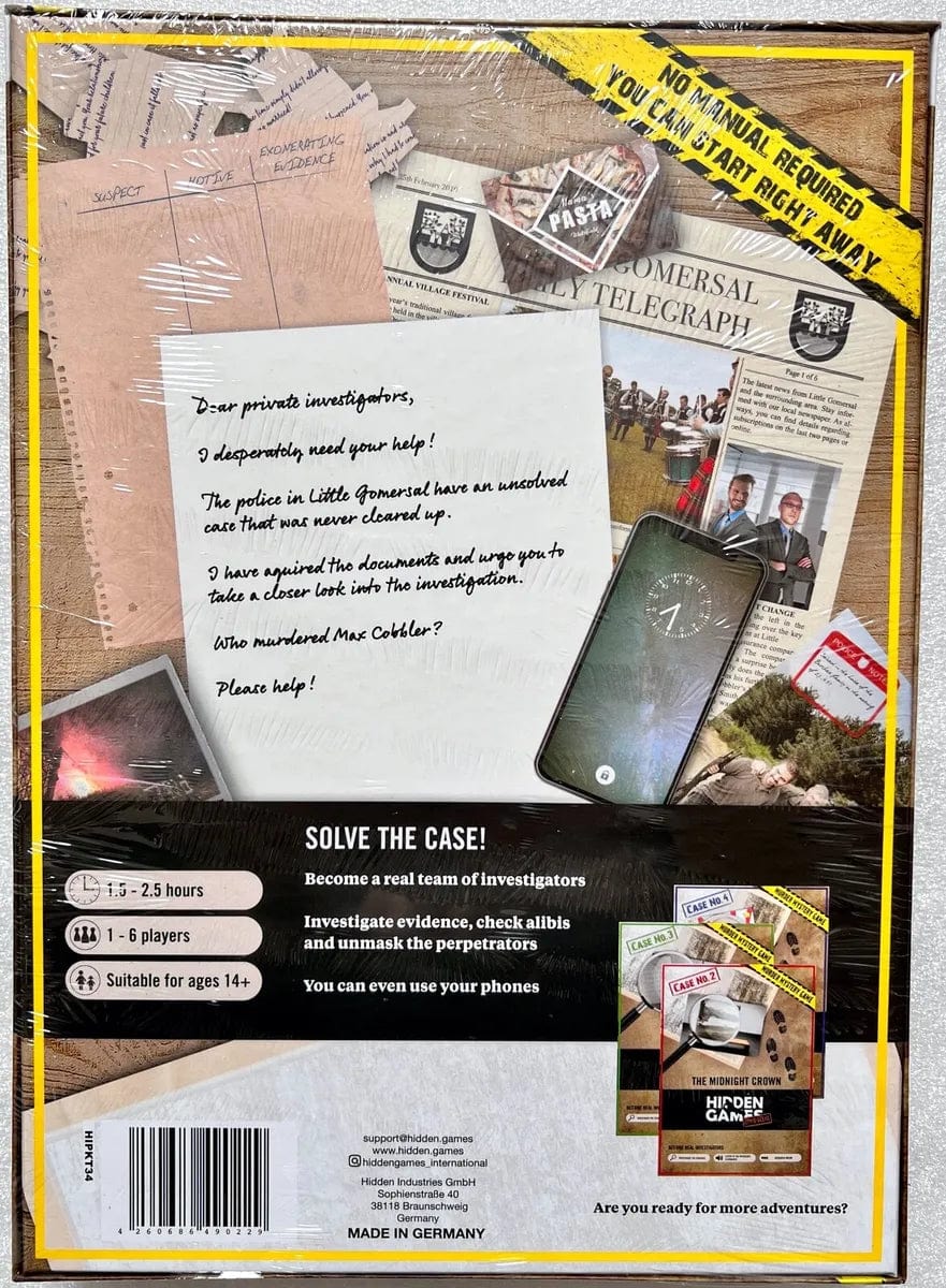 Brain Games LT Hidden Games Crime Scene No. 1 - The Case Of Little Gomersal