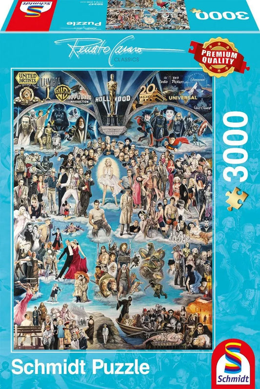 Hollywood XXL, 3000-Universalios dėlionės-Brain Games LT