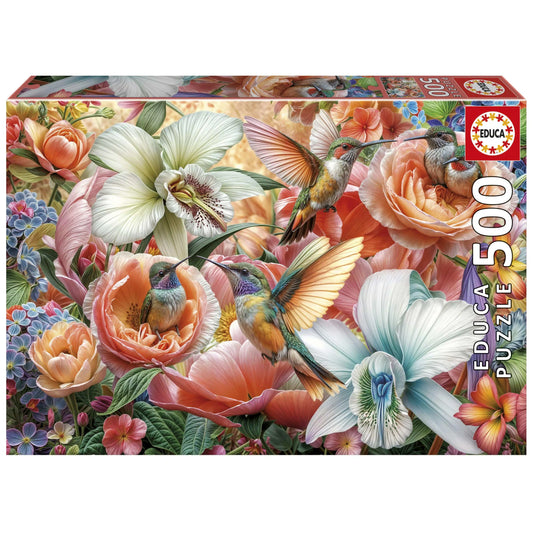 Hummingbird Garden, 500-Universalios dėlionės-Brain Games LT
