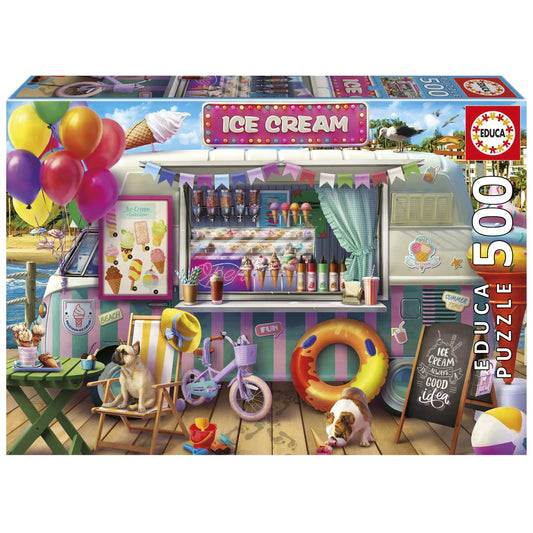 Ice Cream Truck, 500-Universalios dėlionės-Brain Games LT