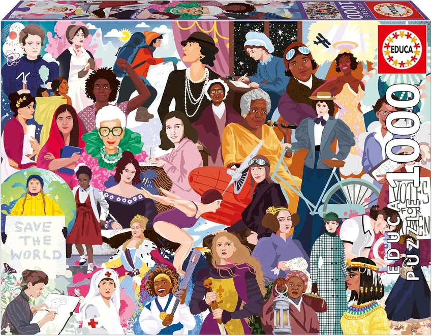Iconic Women, 1000-Universalios dėlionės-Brain Games LT