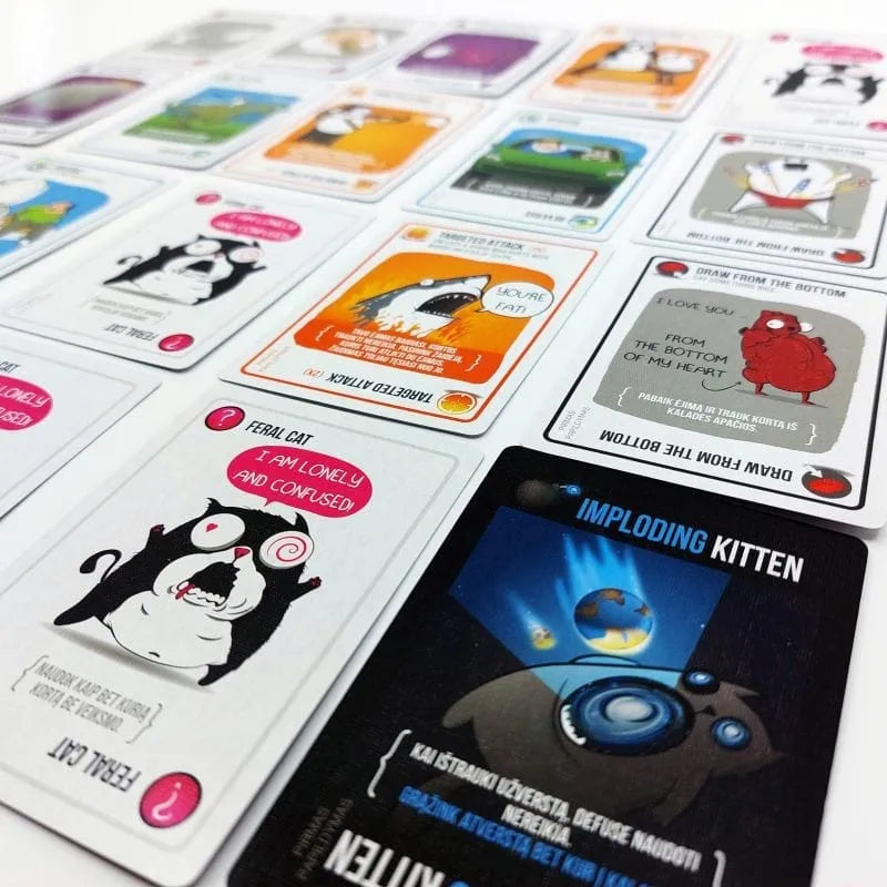 Imploding Kittens LT-Stalo žaidimai-Brain Games LT
