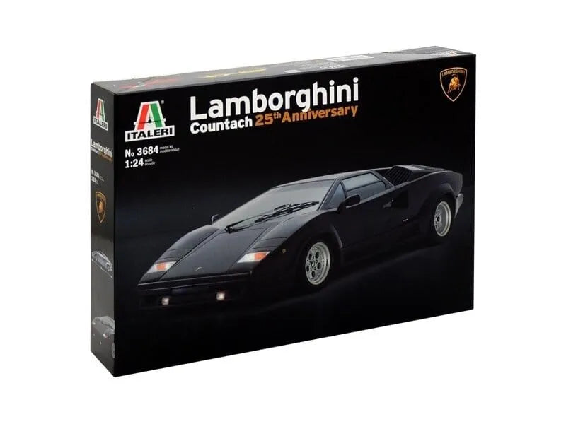 Italeri - Lamborghini Countach 25th Anniversary-Surenkami modeliai-Brain Games LT