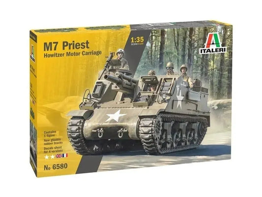 Italeri - M7 Priest Howitzer Motor Carriage-Surenkami modeliai-Brain Games LT