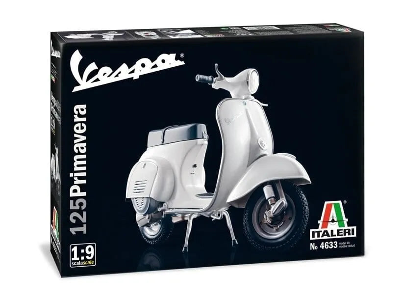 Italeri - Piaggio Vespa 125 Primavera-Surenkami modeliai-Brain Games LT