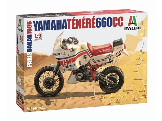 Italeri - YAMAHA Ténéré 660cc Paris Dakar 1986-Surenkami modeliai-Brain Games LT