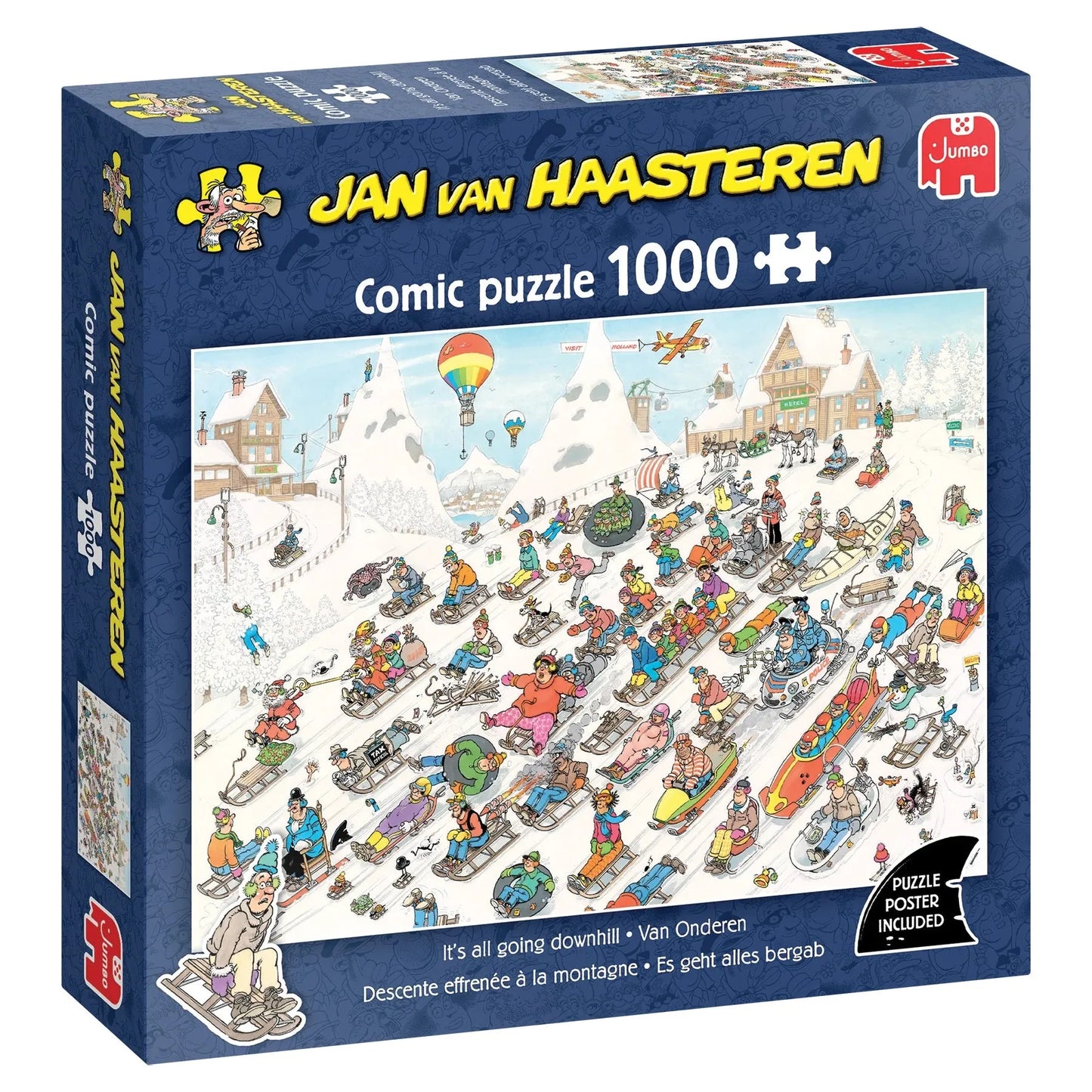 It's all going downhill, 1000-Universalios dėlionės-Brain Games LT
