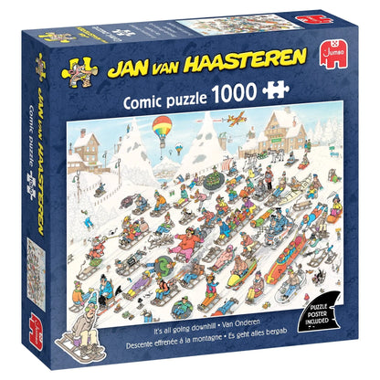 It's all going downhill, 1000-Universalios dėlionės-Brain Games LT