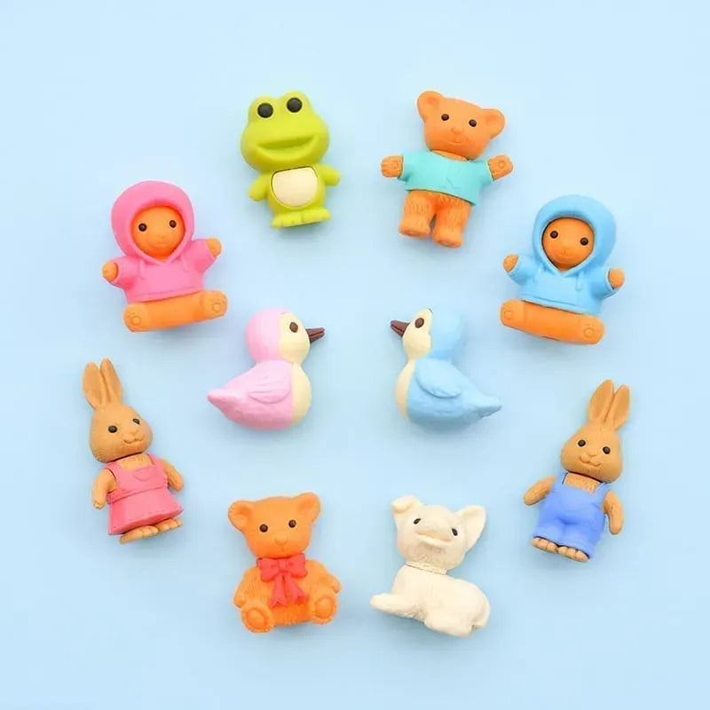 IWAKO trintukas – dėlionė „Teddy Bear, Rabbit and Dog”-Kita-Brain Games LT