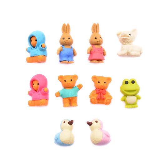 IWAKO trintukas – dėlionė „Teddy Bear, Rabbit and Dog”-Kita-Brain Games LT