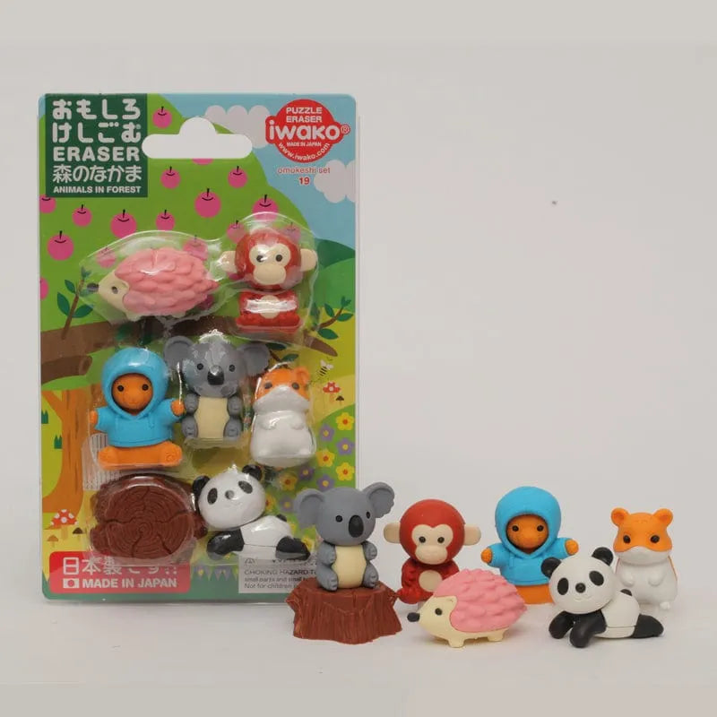 IWAKO trintukų – dėlionių rinkinys „Animals in Forest“-Kita-Brain Games LT