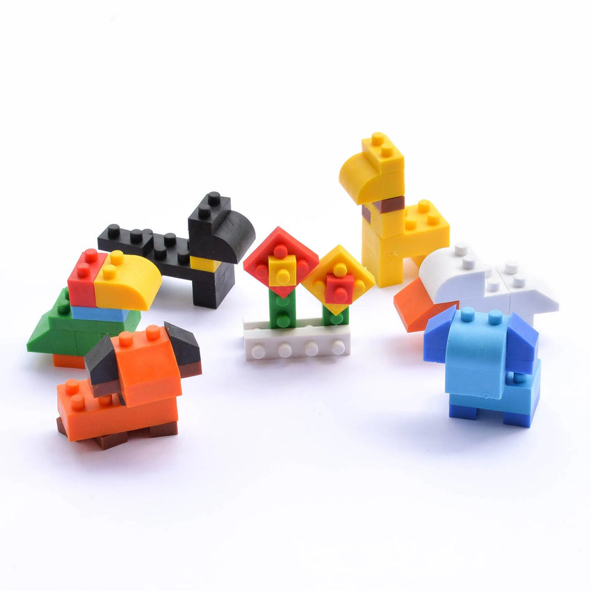 IWAKO trintukų – dėlionių rinkinys „Block Animal Land“-Kita-Brain Games LT