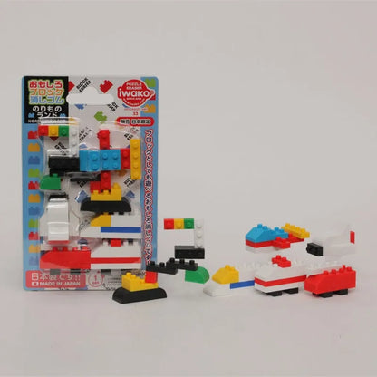 IWAKO trintukų – dėlionių rinkinys „Block Vehicle Land”-Kita-Brain Games LT