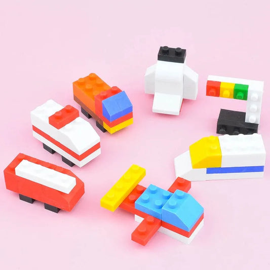 IWAKO trintukų – dėlionių rinkinys „Block Vehicle Land”-Kita-Brain Games LT