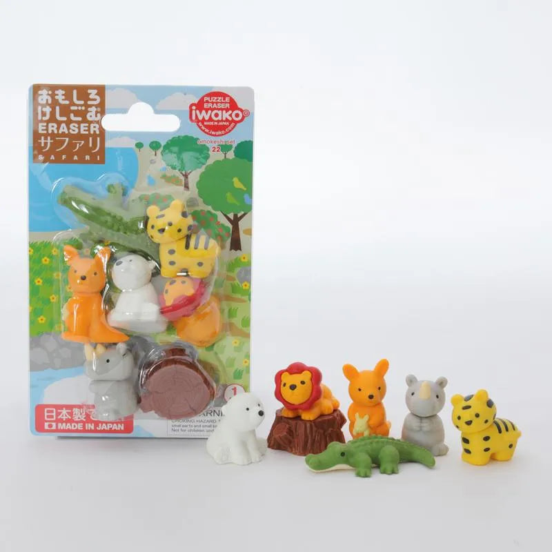 IWAKO trintukų- dėlionių rinkinys „Safari"-Kita-Brain Games LT