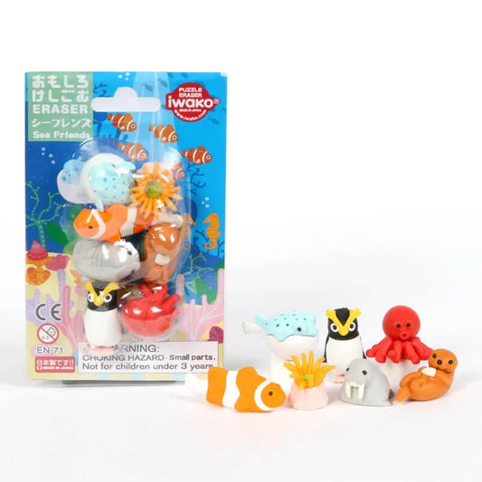 IWAKO trintukų – dėlionių rinkinys „Sea Friends“-Kita-Brain Games LT