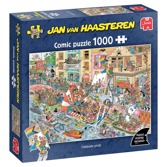 Jan van Haasteren - Celebrate Pride!, 1000-Universalios dėlionės-Brain Games LT